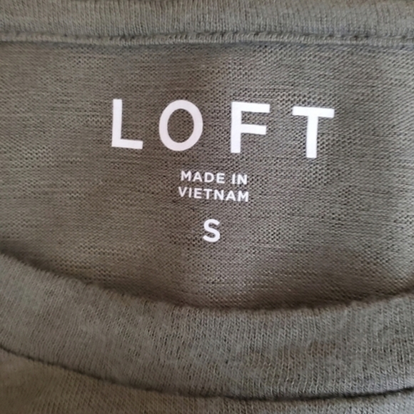 Loft green long sleeve t-shirt size S - Picture 8 of 10